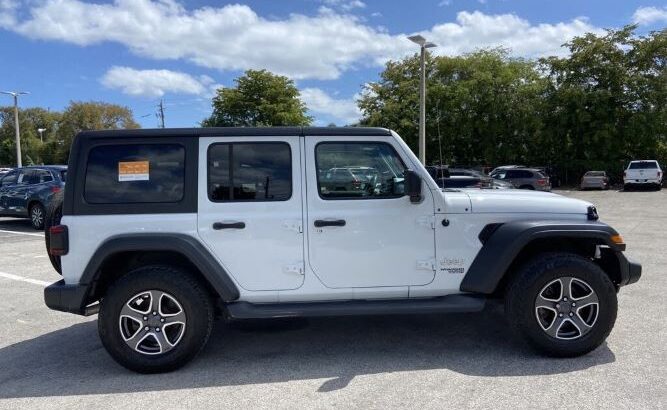 Selling My 2020 Jeep Wrangler Unlimited Sport S 4W